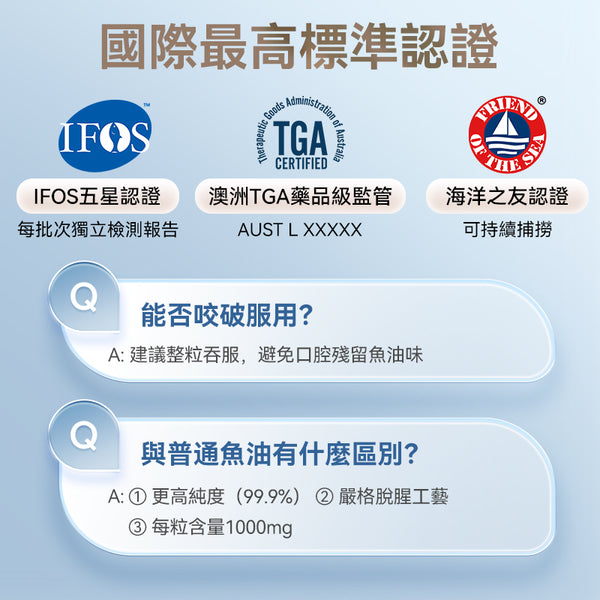 澳洲 Blackmores 澳佳寶迷你雙倍無味魚油400粒