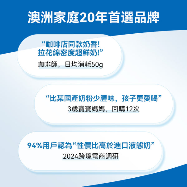 澳洲 Devondale 德運全脂奶粉（藍色）1kg
