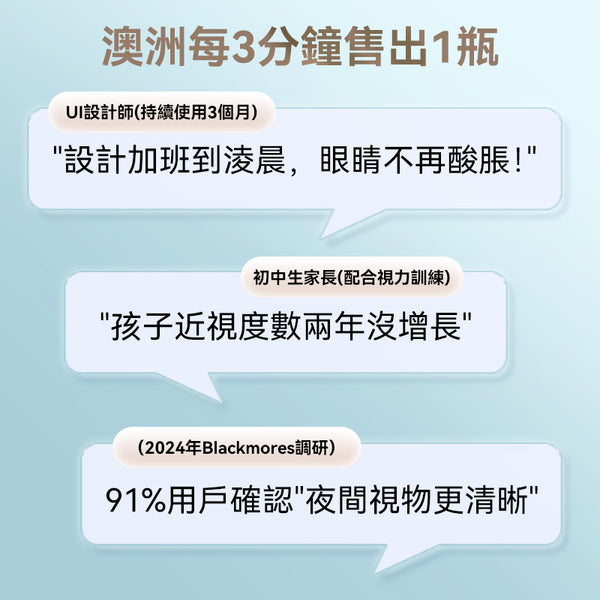 澳洲 Blackmores 澳佳寶山桑子藍莓護眼素30粒（加強版）