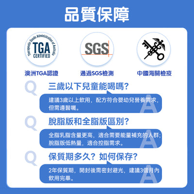 澳洲 Maxigenes 美可卓藍妹子奶粉1kg（脫脂）