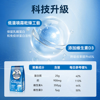 澳洲 Devondale 德運全脂奶粉（藍色）1kg