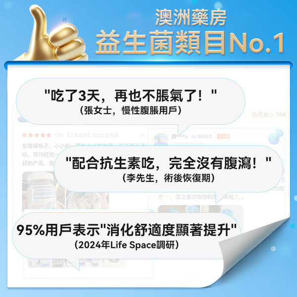 澳洲 Life Space 成人益生菌60粒（澳洲版）