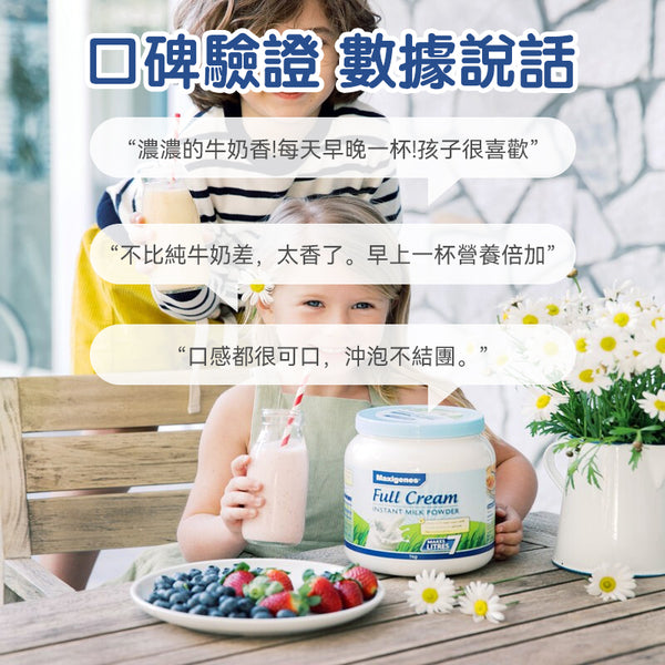 澳洲 Maxigenes 美可卓藍妹子奶粉1kg（脫脂）