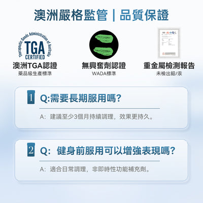 澳洲 Swisse Men's Vitality Maca Oyster Kangaroo 男士活力雄风片120粒