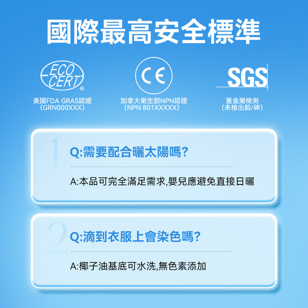 美國 Ddrops 400iu 嬰兒維生素D3滴劑2.5ml